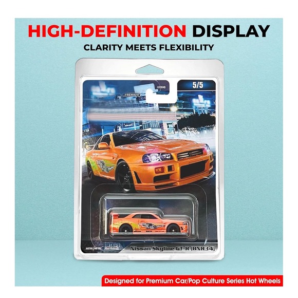 The Unbranded Brand Other - 25 Pk Protector Cases For Hot Wheels Premium Retro Entertainment Pop Car Culture